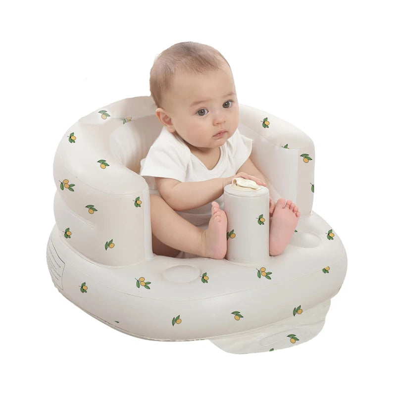 Inflatable Baby Sofa Seat with Air Pump (3–36 Months)
