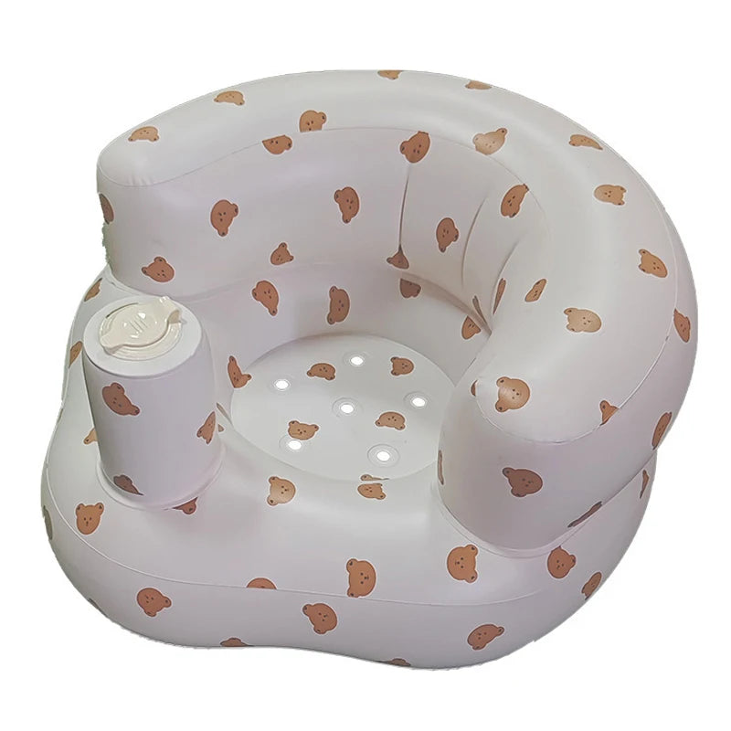 Inflatable Baby Sofa Seat with Air Pump (3–36 Months)